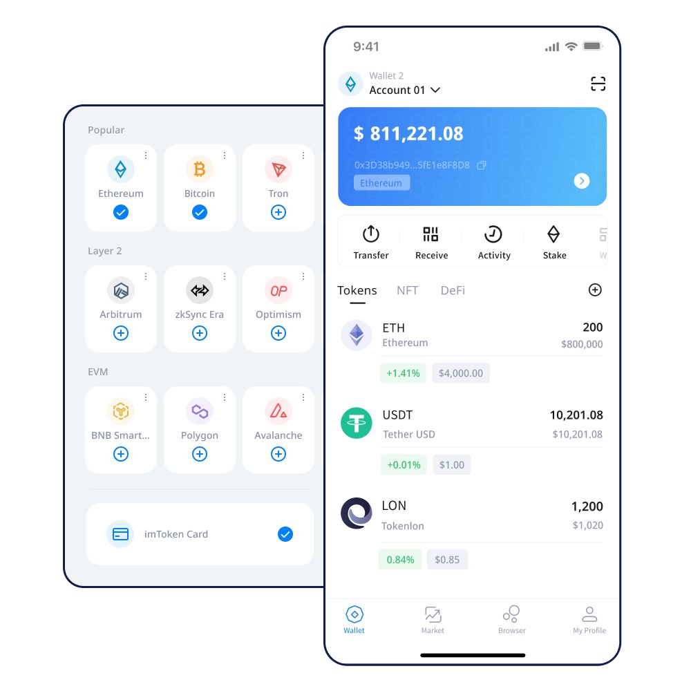imToken和meshx:加密货币与区块链的应用